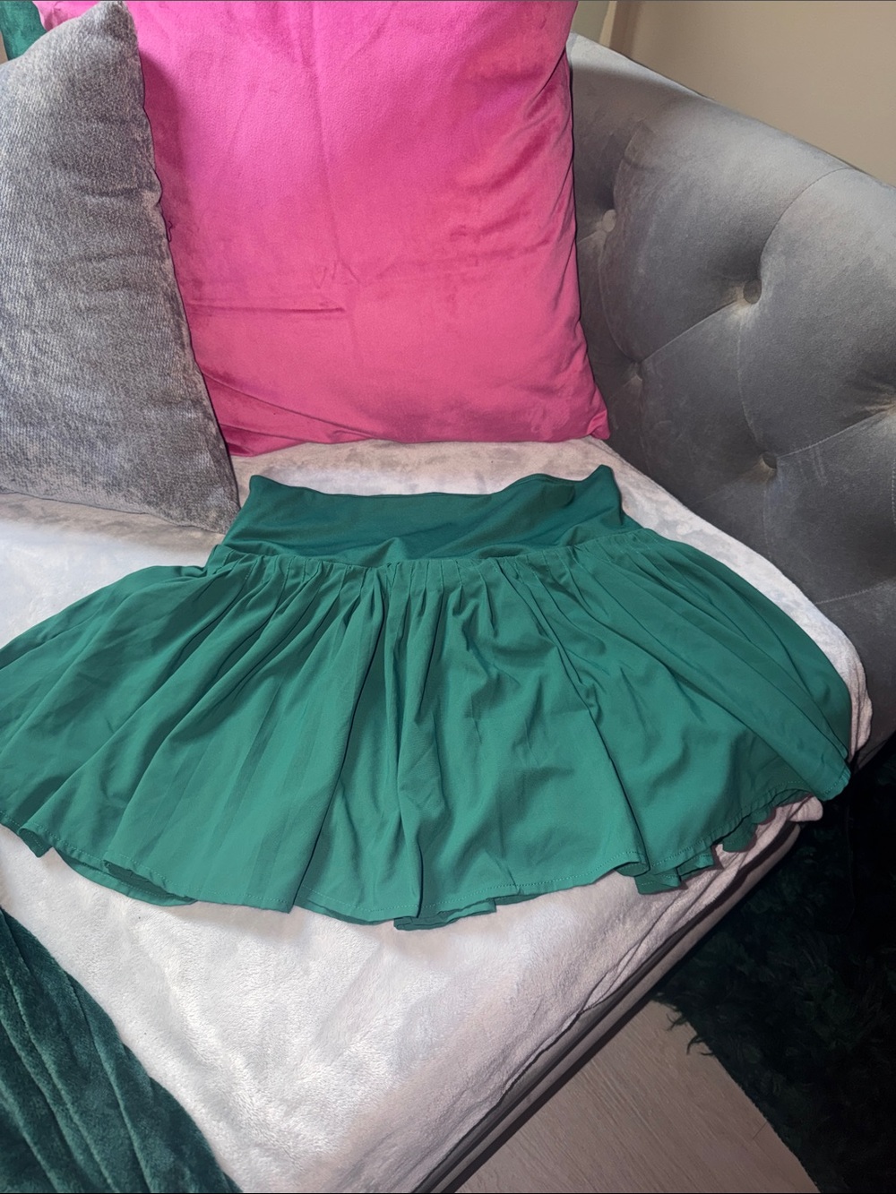 Women’s Green All in Motion Tennis Skirt